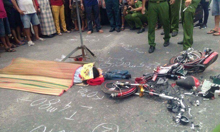 Xe tải va chạm xe đạp điện, nữ sinh lớp 8 chết trên đường đi học về