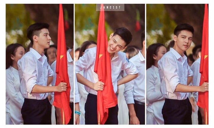 Nam sinh Hà thành 'nổi như cồn' sau lễ khai giảng mơ ước làm diễn viên