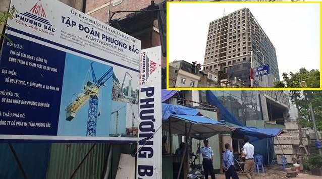 Dự án 8B Lê Trực: Đề nghị Trung ương xem xét việc cắt ngọn công trình