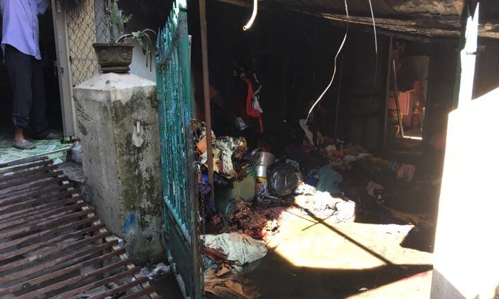 Nổ bình gas ở Huế, một người bị thương, nhiều đồ đạc bị thiêu rụi