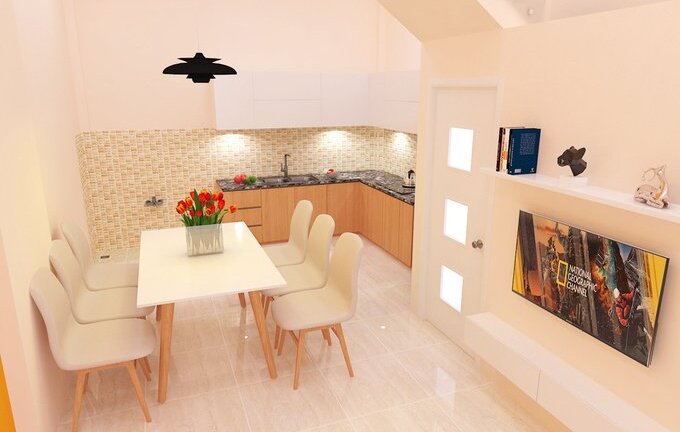 Ngỡ ngàng với ngôi nhà 3 tầng hiện đại, đầy đủ tiện nghi thiết kế chỉ hết 750 triệu đồng