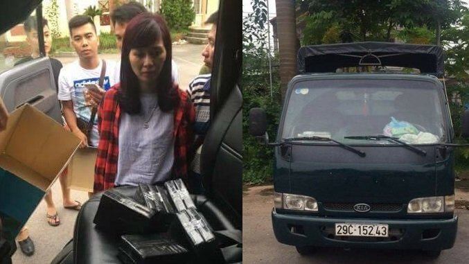 Bắt 'nữ quái' vận chuyển 15 bánh heroin và 2.000 viên ma túy tổng hợp tại Hà Nội