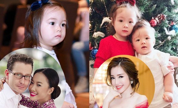 'Phát sốt' với những nhóc tì lai Tây siêu đáng yêu của sao Việt