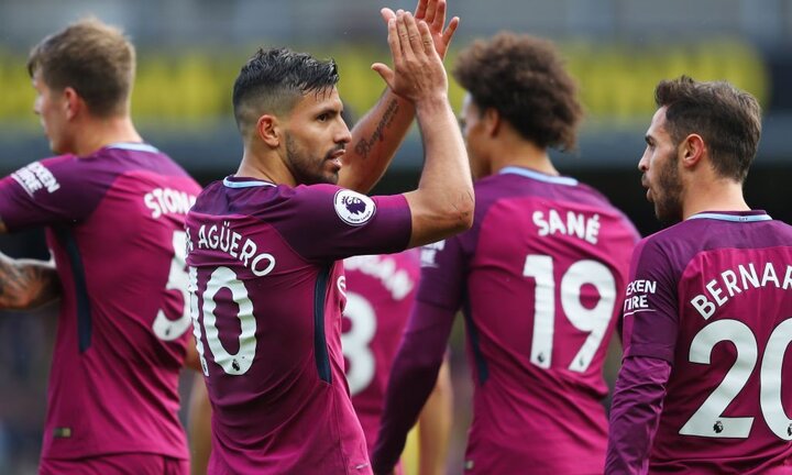 Aguero lập hattrick, Man City hủy diệt Watford