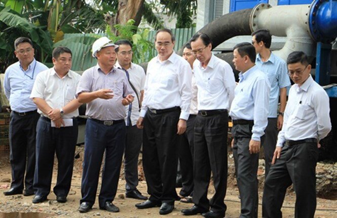 Thử nghiệm thành công siêu máy bơm 'không hết ngập không lấy tiền' ở TP.HCM