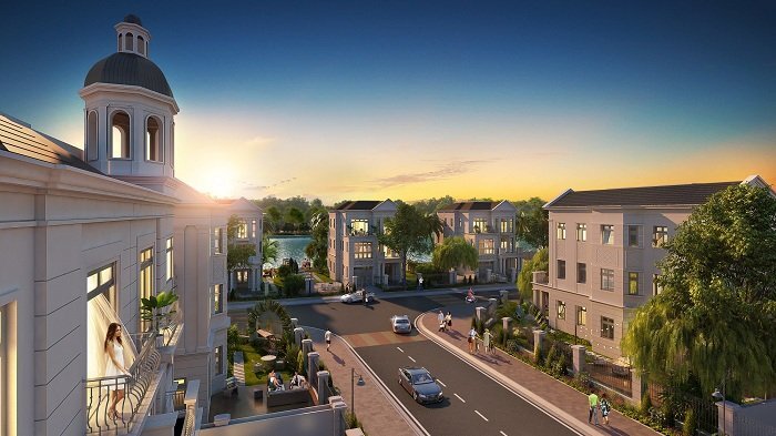 Mê hoặc sắc màu Hy Lạp kinh điển tại Vinhomes Riverside - The Harmony