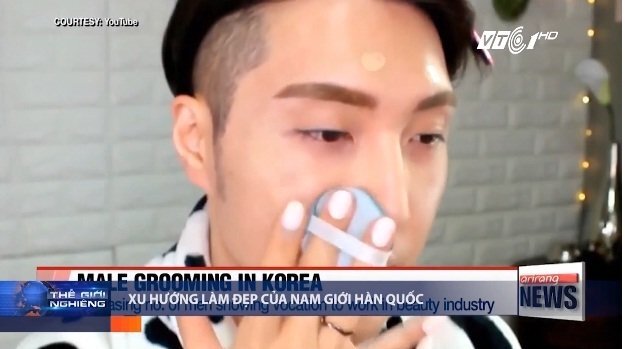 Tròn mắt xem 'đấng mày râu' Hàn Quốc làm đẹp
