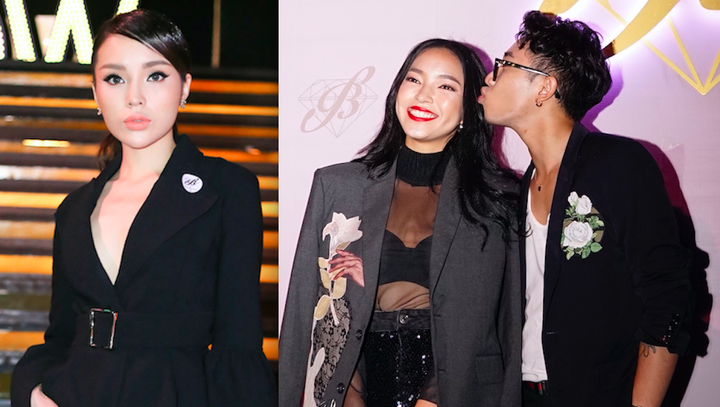 Hoa hậu Kỳ Duyên sexy không nội y, Hoàng Ku thân thiết hôn má Châu Bùi