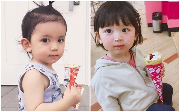 Thích thú ngắm nhìn cậu bé 2 tuổi 'má phính, mắt to' đáng yêu nhất Nhật Bản