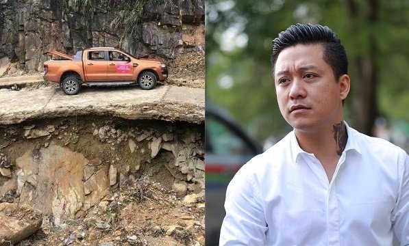 Tuấn Hưng không ngại nguy hiểm, vượt đường xa cứu trợ người dân vùng lũ