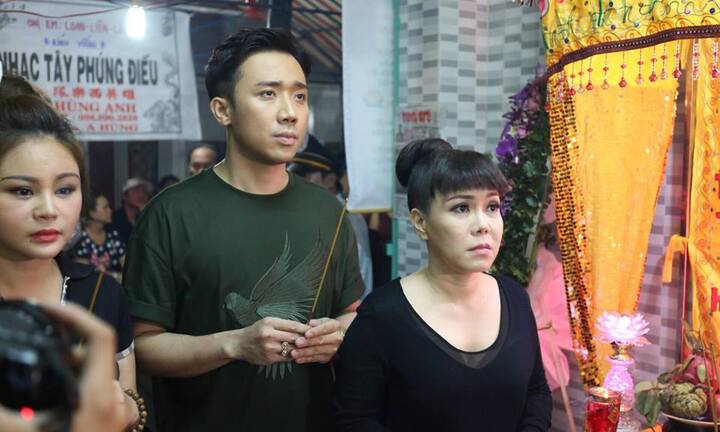 Trấn Thành, Việt Hương lặng lẽ đến tiễn đưa nghệ sĩ Khánh Nam