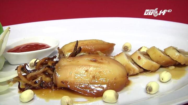 Cách làm mực om nước dừa hạt sen thanh mát, thơm ngon khó cưỡng