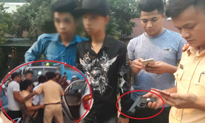 Tạm giữ thanh niên lái xe tông trọng thương CSGT Hà Nội rồi tháo chạy