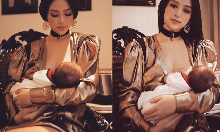 Loạt ảnh chứng minh Huyền Baby xứng danh mẹ bỉm sữa hot nhất mạng xã hội