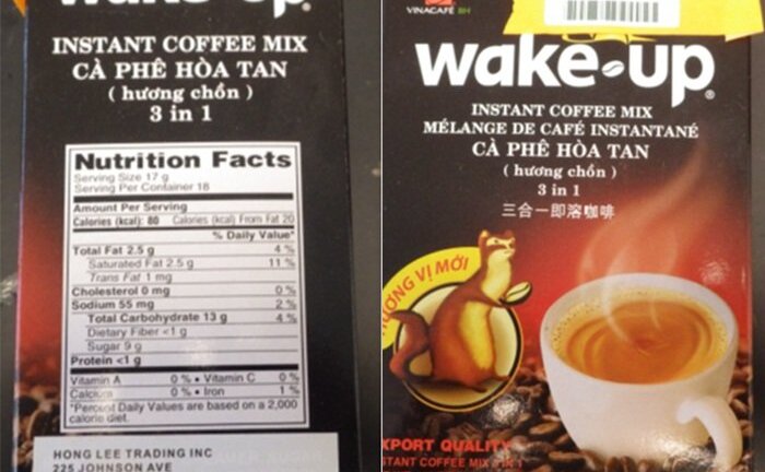 Mỹ thu hồi cà phê Wake-up của Vinacafé
