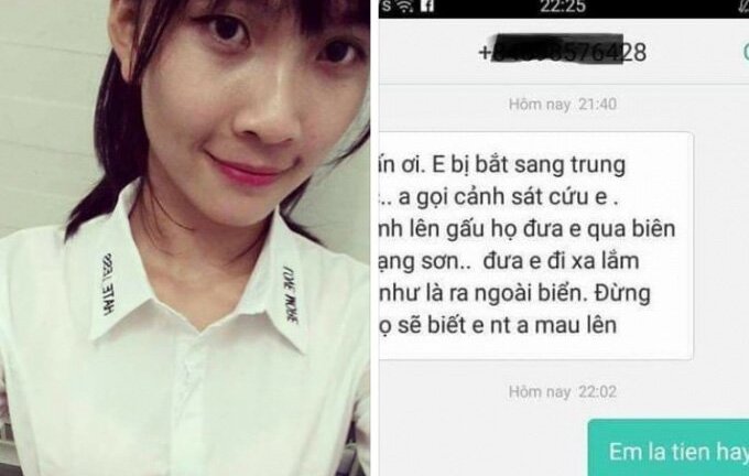 Nghi bị lừa lên xe đưa đi nước ngoài, thiếu nữ 18 tuổi nhắn tin cầu cứu