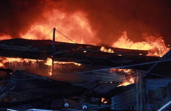 'Bà hỏa' thiêu rụi 4 căn nhà ở Đồng Tháp