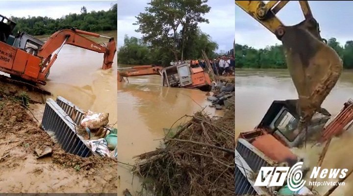 Vỡ đê ở Thanh Hóa: Tiết lộ thời khắc quyết định đưa máy múc hàng trăm triệu xuống hàn đê, cứu dân
