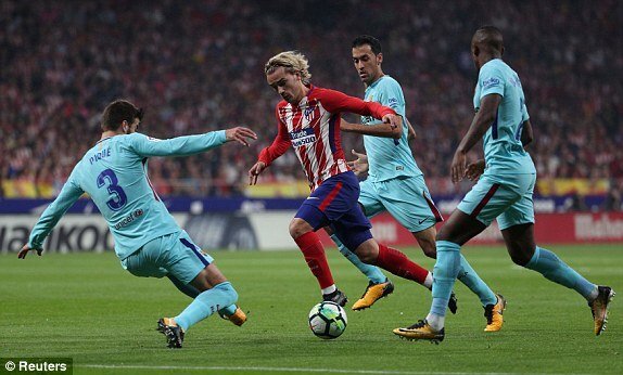 Bị Atletico Madrid cầm chân, Barcelona đứt mạch toàn thắng ở con số 7