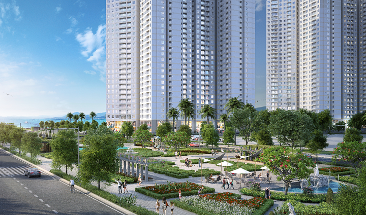 Ốc đảo xanh trong lòng chung cư cao cấp ven biển Hạ Long