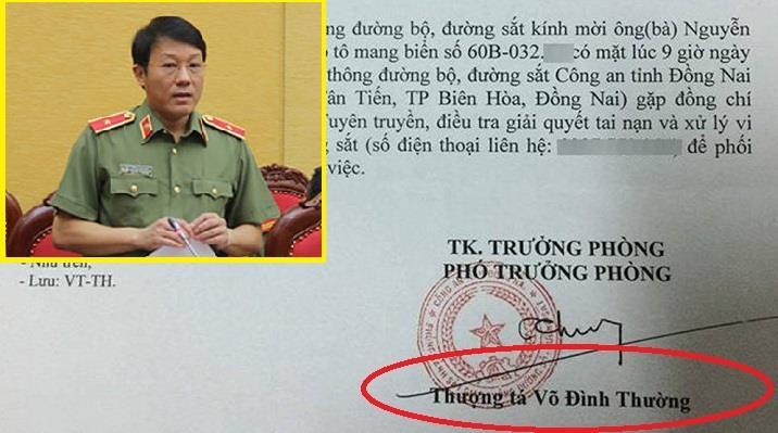 Thượng tá Võ Đình Thường trùng tên người bị kỷ luật 14 năm trước: Bộ Công an yêu cầu xác minh