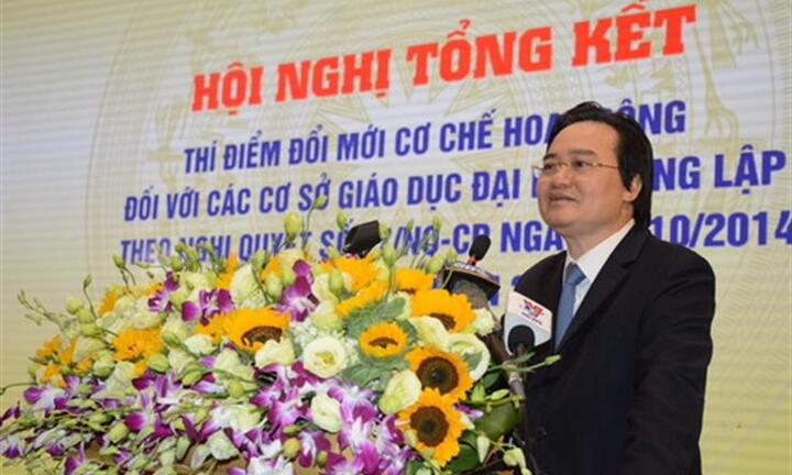 Bộ trưởng Phùng Xuân Nhạ: ‘Không thực hiện tự chủ, các trường ĐH có nguy cơ đào thải’