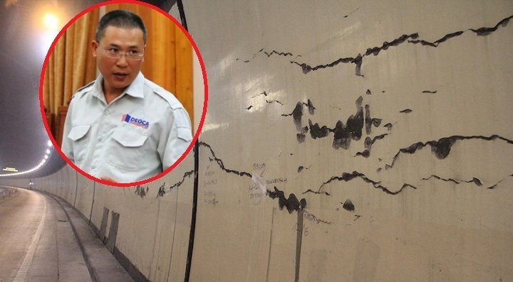 Hầm Hải Vân chằng chịt vết nứt: Chủ đầu tư nói không nguy hiểm