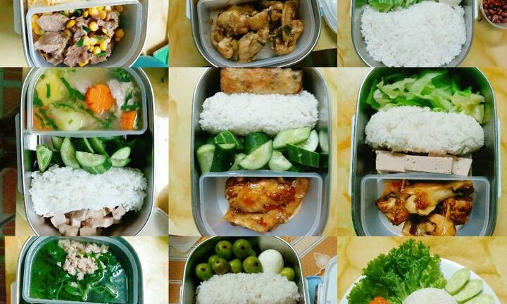 Loạt ảnh cơm trưa ngon, bổ, rẻ, đẹp do vợ trẻ 9X nấu cho chồng hút nghìn 'like'