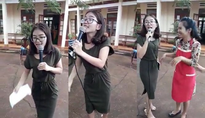 Video: Màn dẫn chương trình hài hước của cô giáo dạy tin khiến dân mạng cười nghiêng ngả