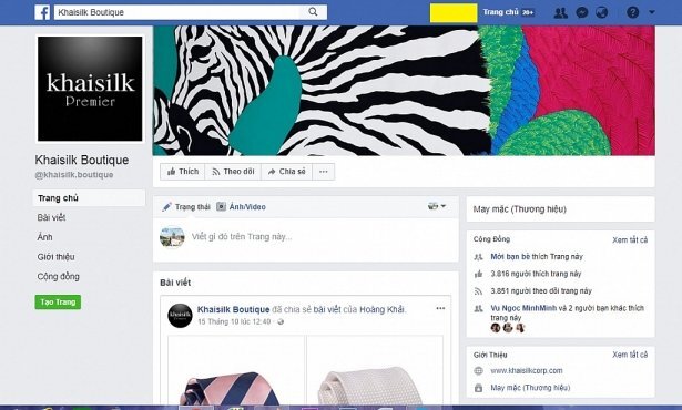 Thừa nhận bán lụa 'rởm' 30 năm, doanh nhân Hoàng Khải bất ngờ khoá Facebook và Fanpage Khaisilk