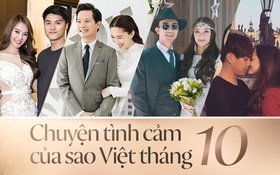 Vbiz muôn màu tháng 10: 2 cặp chia tay, 2 đôi về chung nhà
