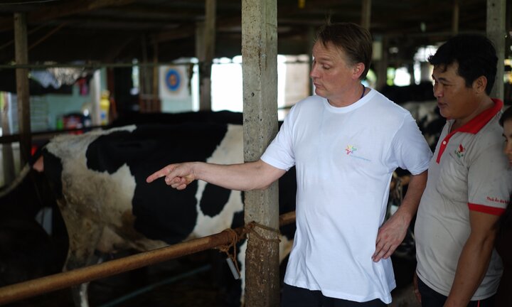 Giao lưu, tập huấn kỹ thuật chăn nuôi bò sữa giữa nông dân Hà Lan và nông dân Việt Nam