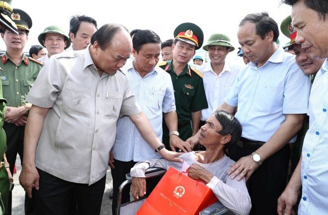 Thủ tướng gửi thư chia buồn với các gia đình bị thiệt hại bởi bão Linda