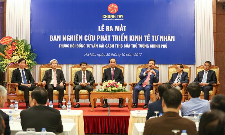 Chính thức ra mắt Ban Nghiên cứu kinh tế tư nhân của Chính phủ