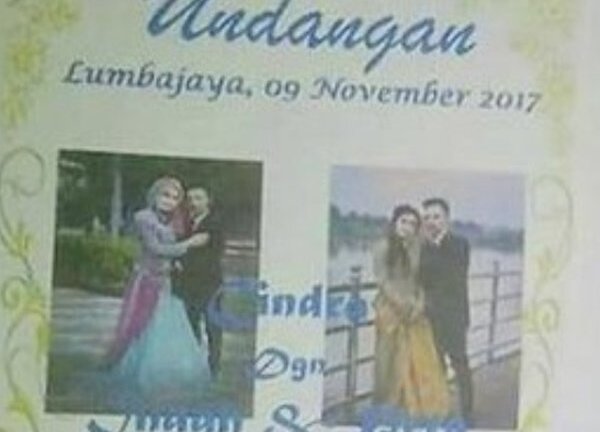 Thiệp cưới gây sốc: Chú rể cưới hai cô dâu khác nhau cùng một lúc