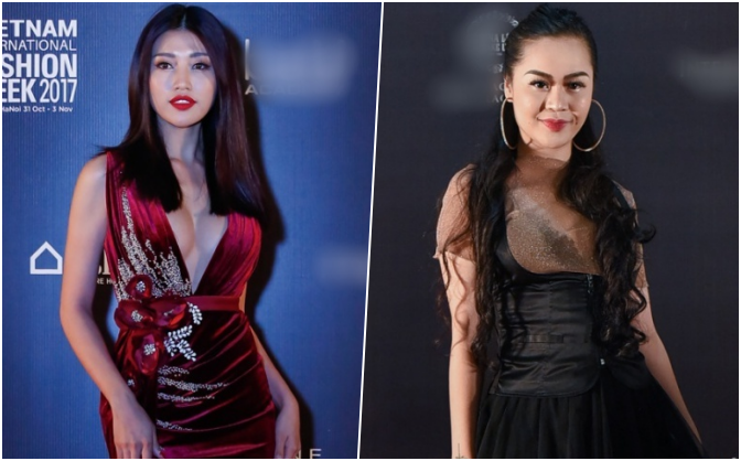 Chế Nguyễn Quỳnh Châu sexy, Vũ Hạnh Nguyên thanh lịch công phá thảm đỏ Tuần lễ thời trang