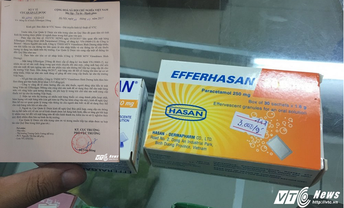 Thuốc Efferangal tăng gấp 5 lần bình thường: Cục Quản lý Dược lên tiếng