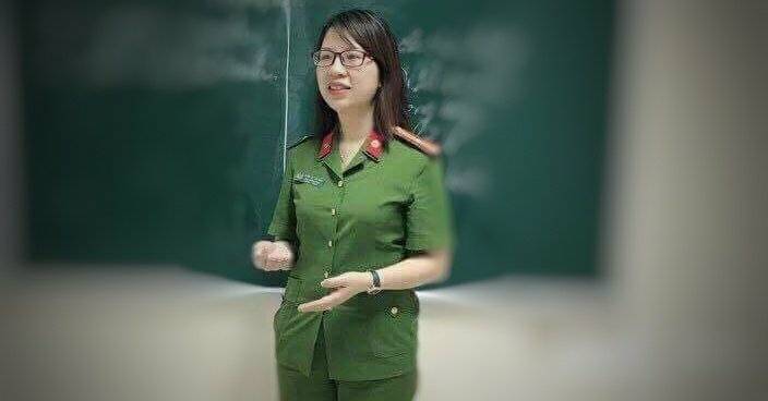Chân dung nữ giảng viên cảnh sát đam mê nghiên cứu khoa học