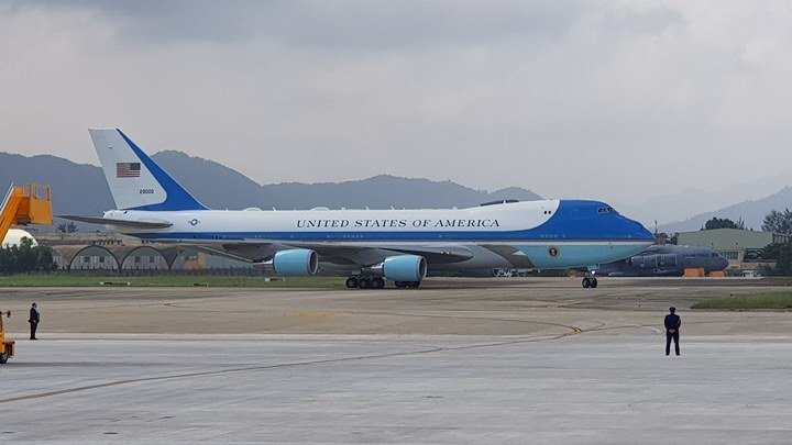 Tổng thống Mỹ Donald Trump đã đến Đà Nẵng