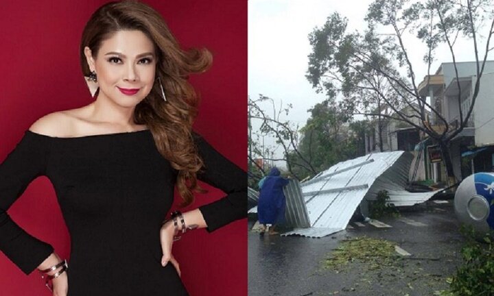 Thanh Thảo kêu gọi quyên góp giúp đỡ người dân bị thiệt hại do bão số 12