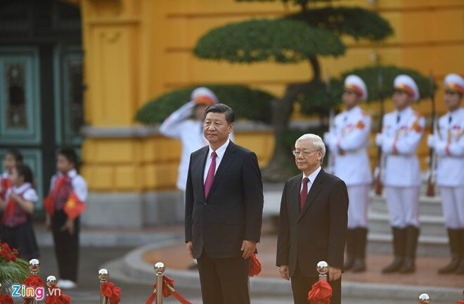 Video: Bắn 21 phát đại bác chào mừng Chủ tịch Trung Quốc Tập Cận Bình