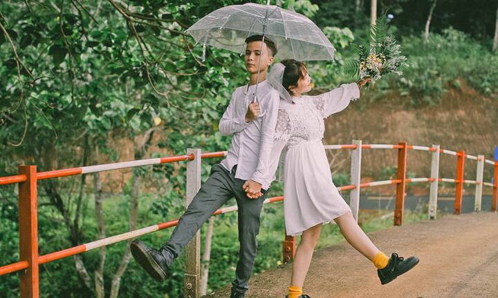 Bộ ảnh cưới 1 triệu đẹp lung linh của nàng thợ xăm và chàng nhiếp ảnh gia