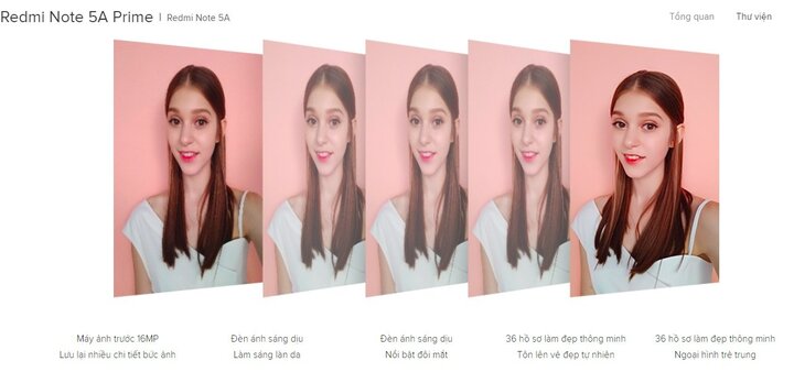 Redmi Note 5A Prime thỏa mãn mọi tín đồ selfie