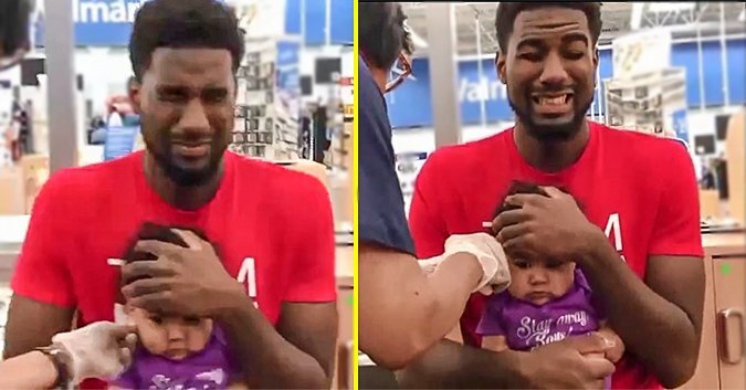 Clip: Đưa con gái đi xỏ lỗ tai, bố nhăn mặt sợ hãi cực đáng yêu