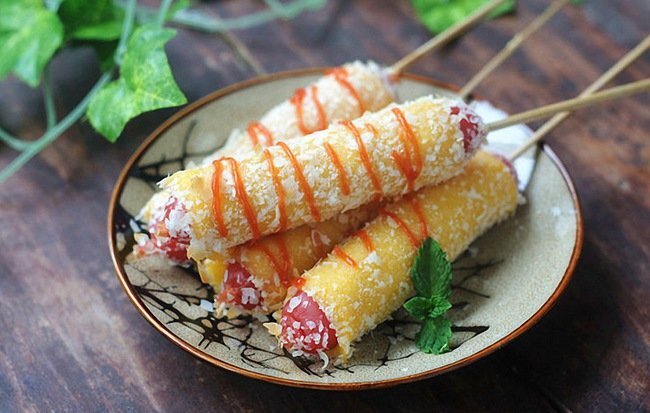 Hướng dẫn mẹ làm xúc xích cuộn phô mai tuyệt ngon cho bé thích mê