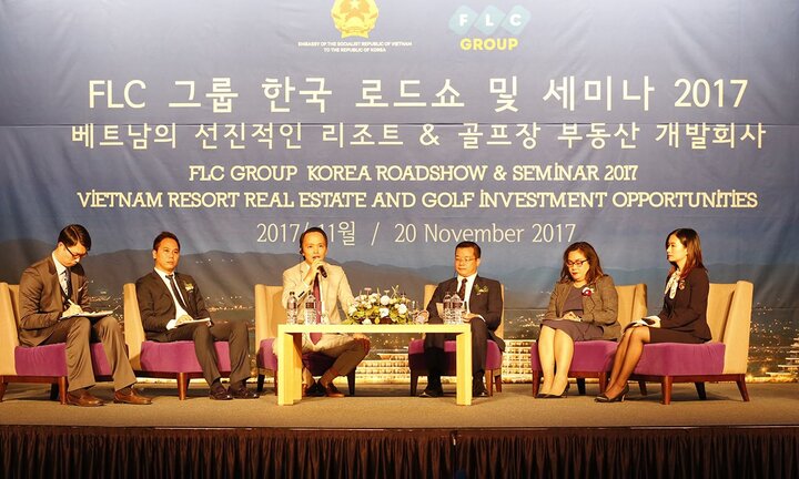 FLC tiếp xúc hơn 400 nhà đầu tư Hàn Quốc tại Seoul, hợp tác toàn diện với KB Securities