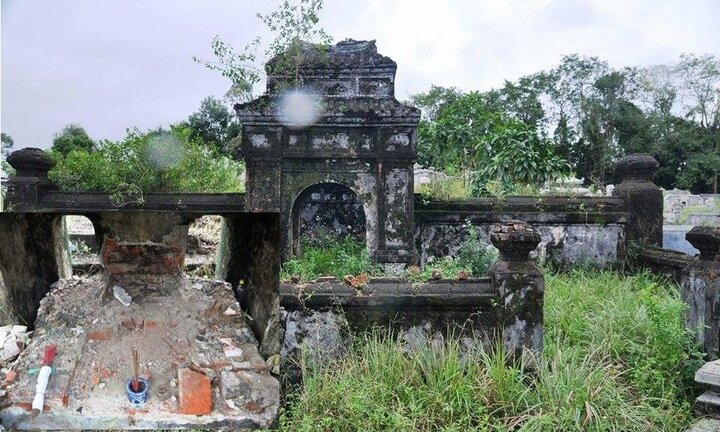 Mộ mẹ vua Dục Đức bị kẻ xấu xới tung nghi để tìm kho báu