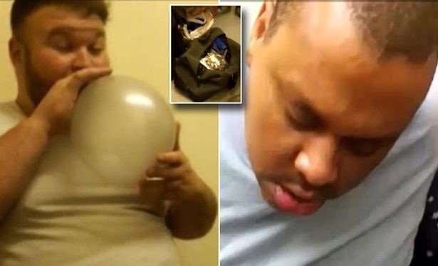 Tù nhân quay clip hít bóng cười, 'phê' vạ vật trong buồng giam