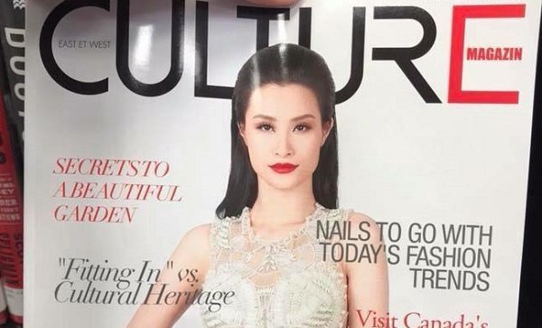 Đông Nhi xuất hiện nổi bật trên bìa tạp chí Canada