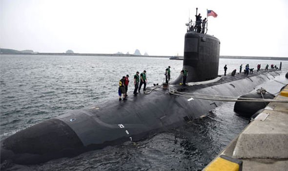 Tàu ngầm hạt nhân Mỹ tiếp cận bán đảo Triều Tiên